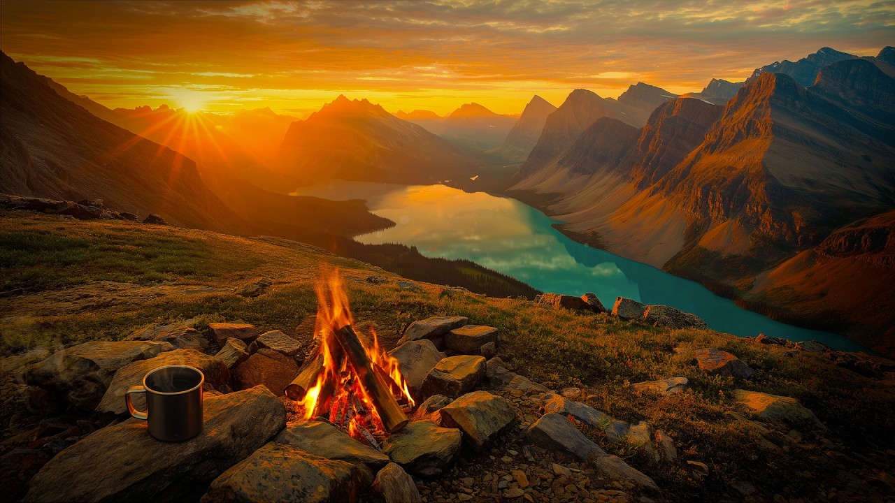 Between the Days | Morning Ambience Above the World 🌅🔥🏔️ 24/7 LIVE