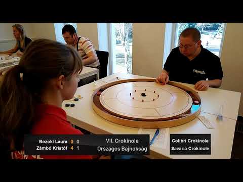 VII. Crokinole OB - Alapszakasz - Bozóki Laura vs Zámbó Kristóf