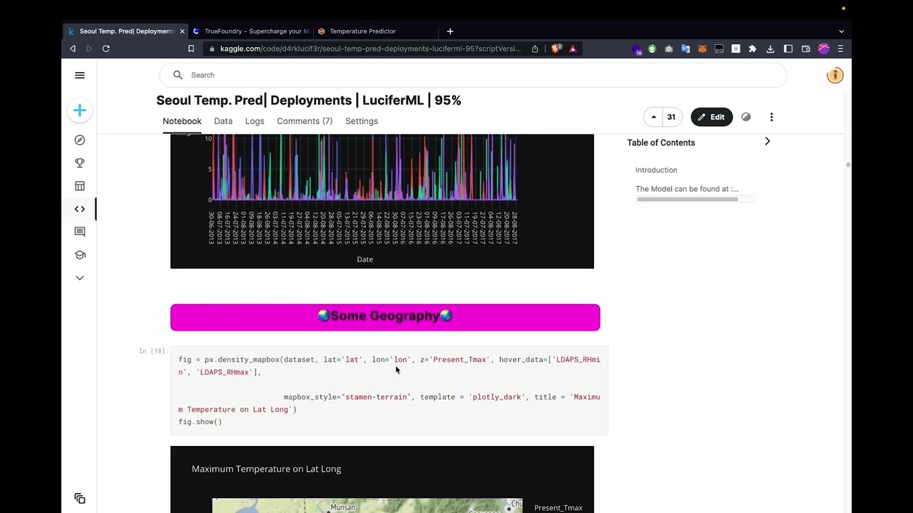 Seoul Temperature Prediction: Kaggle Notebook