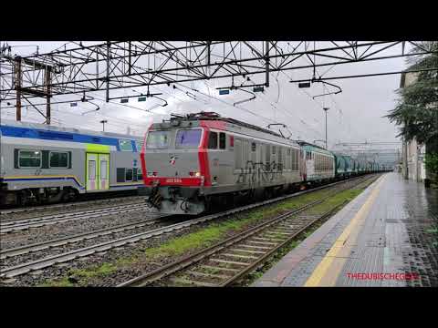 DOPPIA DI E.652 + 483 FERROTRANVIARIA CON MERCI IN TRANSITO A ARQUATA S. (AL) VEN. 30 - 9 - 2022.