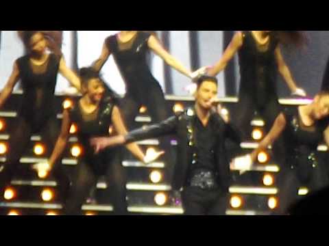 Rylan Clark - Groove Is In The Heart and Gangnam Style - X Factor Tour 2013 Liverpool