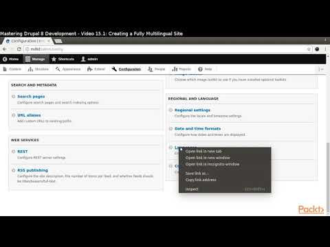 Mastering Drupal 8 Development Using the Language Module| packtpub com