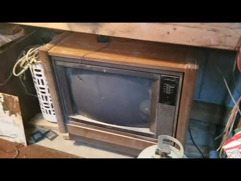 1987 RCA Color Track color TV first power in 20 years.
