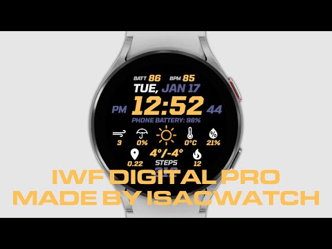 IWF Digital Pro watch face