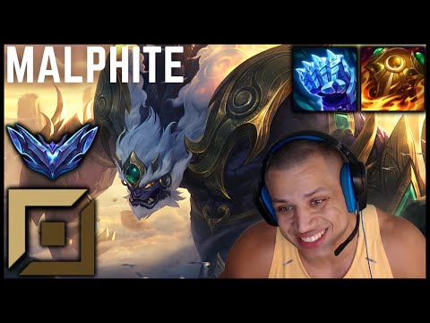🪨 Tyler1 THE EASIEST TOP LANE CHAMP FOR LP | Malphite Top Full Gameplay | Season 13 ᴴᴰ