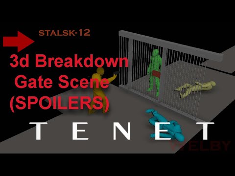 TENET || Gate Scene || 3D Breakdown with Theory