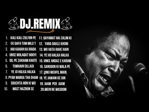 Jukebox |Nusrat Fateh Ali Remix   DJ || Road Trip Jukebox || Top NFAK Collection || Nfak Remix Songs