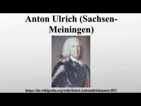 Anton Ulrich (Sachsen-Meiningen)