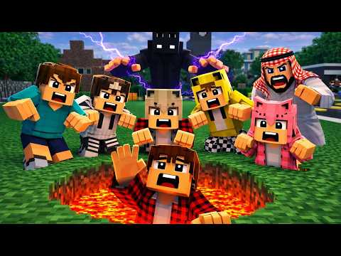 ماين كرافت لكن جيجي وعبوسي وكعبول وعائلتي تحولوا الى سحره وطردوني من البيت 😱😨 #فلم_ماين_كرافت