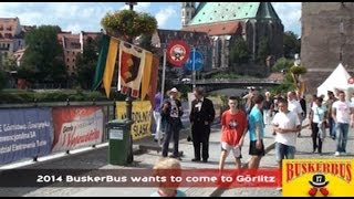 preview picture of video 'BuskerBus 2013 in Zgorzelec (and hopefully 2014 in Görlitz)'
