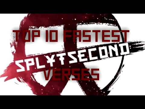 Top 10 Fastest SplytSecond Verses