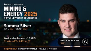 Summa Silver präsentiert auf der Kinvestor Mining & Energy Conference 2025