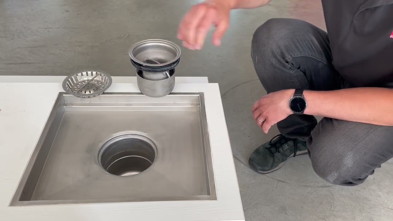 avec siphon anti-odeurs  Easy FAT