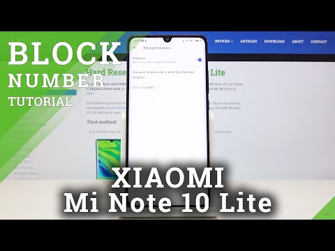 How to Block Number in XIAOMI Mi Note 10 Lite – Create Blacklist