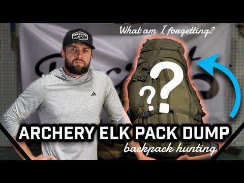 2024 Elk Hunt Pack Dump | Gear/Food for a 5 Day Archery Hunt in the Colorado Backcountry