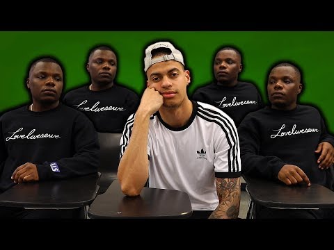 When you're the only lightskin in class