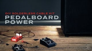 DIY Solderless Pedalboard Power Cable Kit