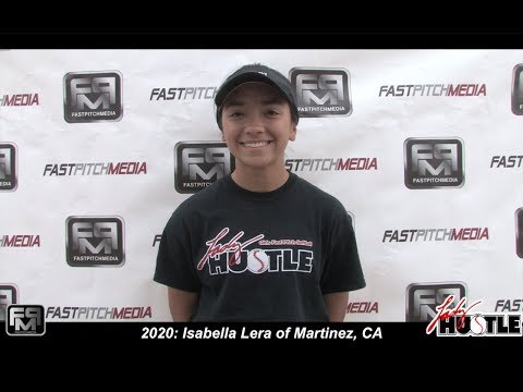 2020 Isabella Lera Pitcher and Outfield Softball Skills Video - Lady Hustle Scherer