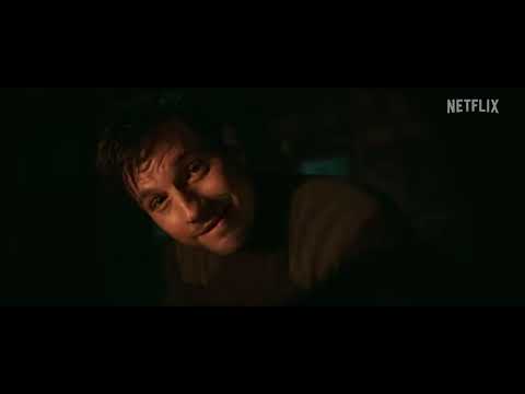 Lou Netflix trailer still with Allison Janney in a rainstorm