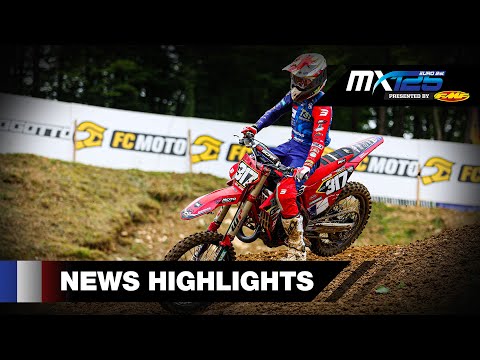 News Highlights | EMX125 Presented by FMF Racing | MXGP of France 2023 #MXGP #Motocross