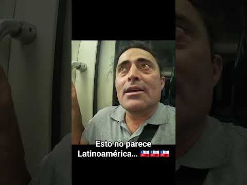 El metro de Santiago de CHILE me dejó sin palabras 🇨🇱❤️😍