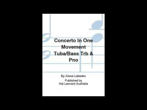 Lebedev Concerto in One Movement (A=442) "Karaoke - Accompaniment"