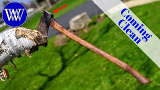 Cleaning A felling Ax