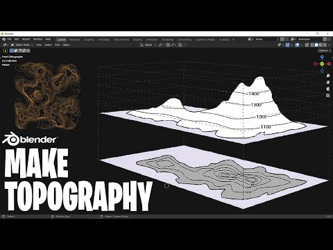 How to Create Topographic Maps with Blender