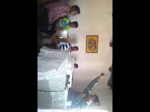 Predica fratele Gusti la biserica din romita