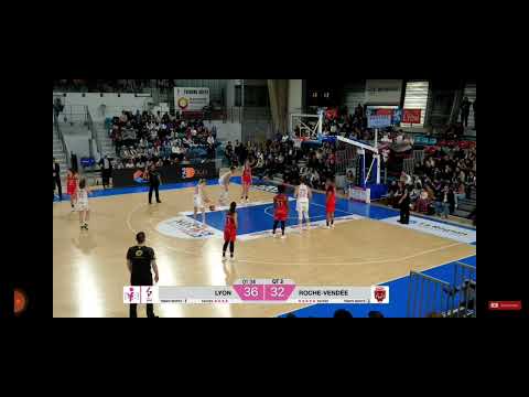 Marine Johannès with 16 pts & 7 ast | LYON vs ROCHE-VENDEE | LFB (J14) |