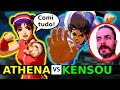 ATHENA VS KENSOU EVERYTHING THEY RE SAYING IN KOF