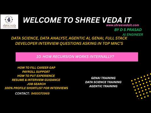 How Recursion Works Internallypythonpythonprogramming Datascience Genaiagenticaidataanalytics