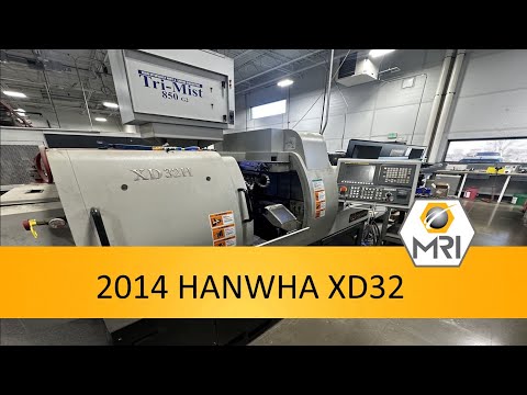 2014 HANWHA XD32H CNC Swiss Lathe | Machinery Resources International (1)