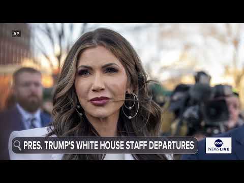 Which White House staffers have left President Trump’s second administration?