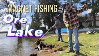 Magnet Fishing Ore Lake With Steve!