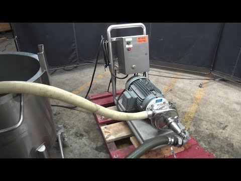 Inoxpa stainless steel centrifugal pump demonstration