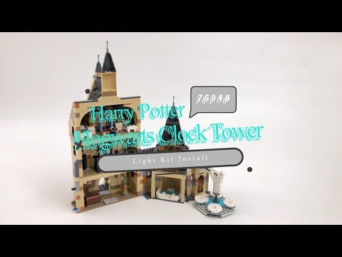【BX216 Installation Video】BriksMax Light Kit For Lego Hogwarts Clock Tower 75948