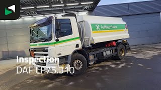 DAF CF75.310 4X2 13500 Lohr tanker 2 compartments ADR Manual Euro 3 fuel truck for sale - Image 4 | Autoline GB DAF CF75.310 4X2 13500 Lohr tanker 2 compartments ADR Manual Euro 3 fuel truck | Image 4 - Autoline