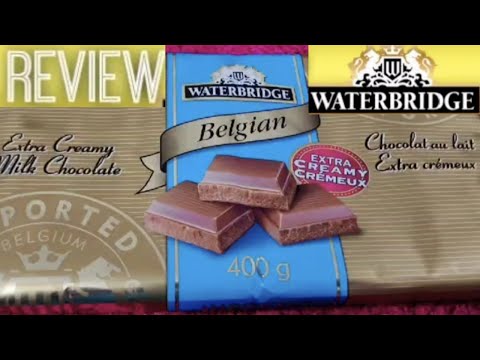 Unboxing Waterbridge Belgian Chocolate | Belgian Milk Chocolate | Voice of food and fun