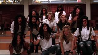 Hair/Crazy In Love - Glee