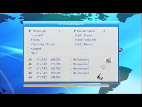 Тест нового DVB T2 приемника World Vision T23CI