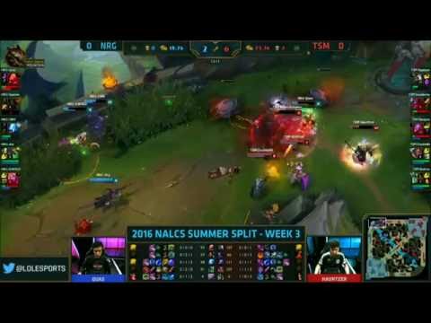 NRG vs TSM highlights Game 1 NA LCS 2016 Summer W3D3 NRG vs Team Solo Mid