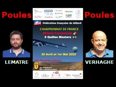 Finale 5 Quilles Masters 2022 - Billard 04 - Poule D