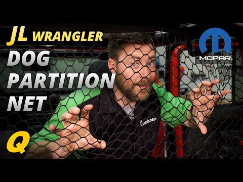 Mopar Dog Partition Net for 2018 Jeep Wrangler JL