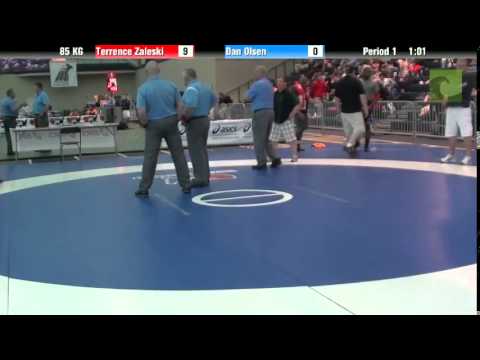 Greco 85 KG Terrence Zaleski vs. Dan Olsen