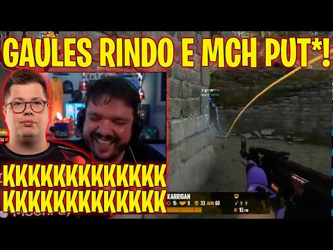 GAULES CHORA DE RIR COM KARRIGAN RUSHANDO IGUAL MALUCO! KKKKKKKKKKKKKKKKKKKKKKKKKKK
