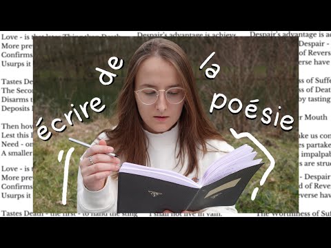écrire de la poésie en 2023