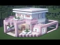 Minecraft🌸 How to Build a Large Modern House Tutorial #203