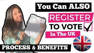 🇬🇧 Step by step process & Benefits of Vote registration in UK || you can do it on VISA