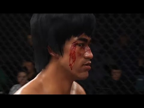 UFC Dooho Choi vs Bruce Lee bloody face.
